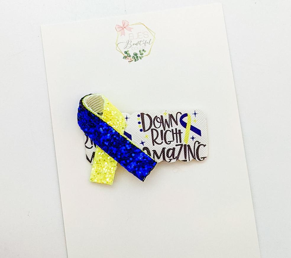 Down Right Amazing Snap Clip (all proceeds will be donated)-Snap Clips-Elie’s Bows