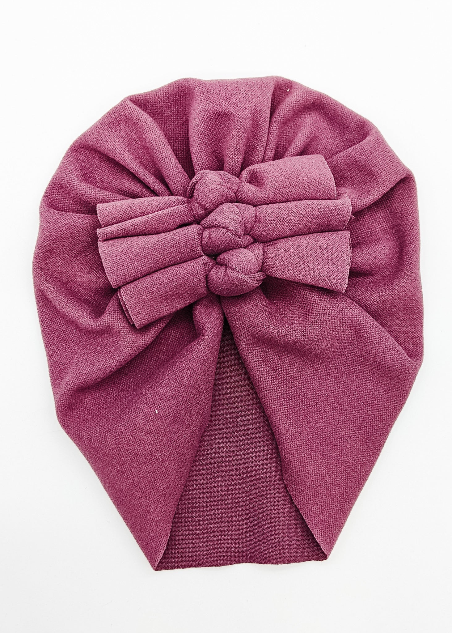 Fall Fleecy Plum - Turban-Turban-Elie’s Bows