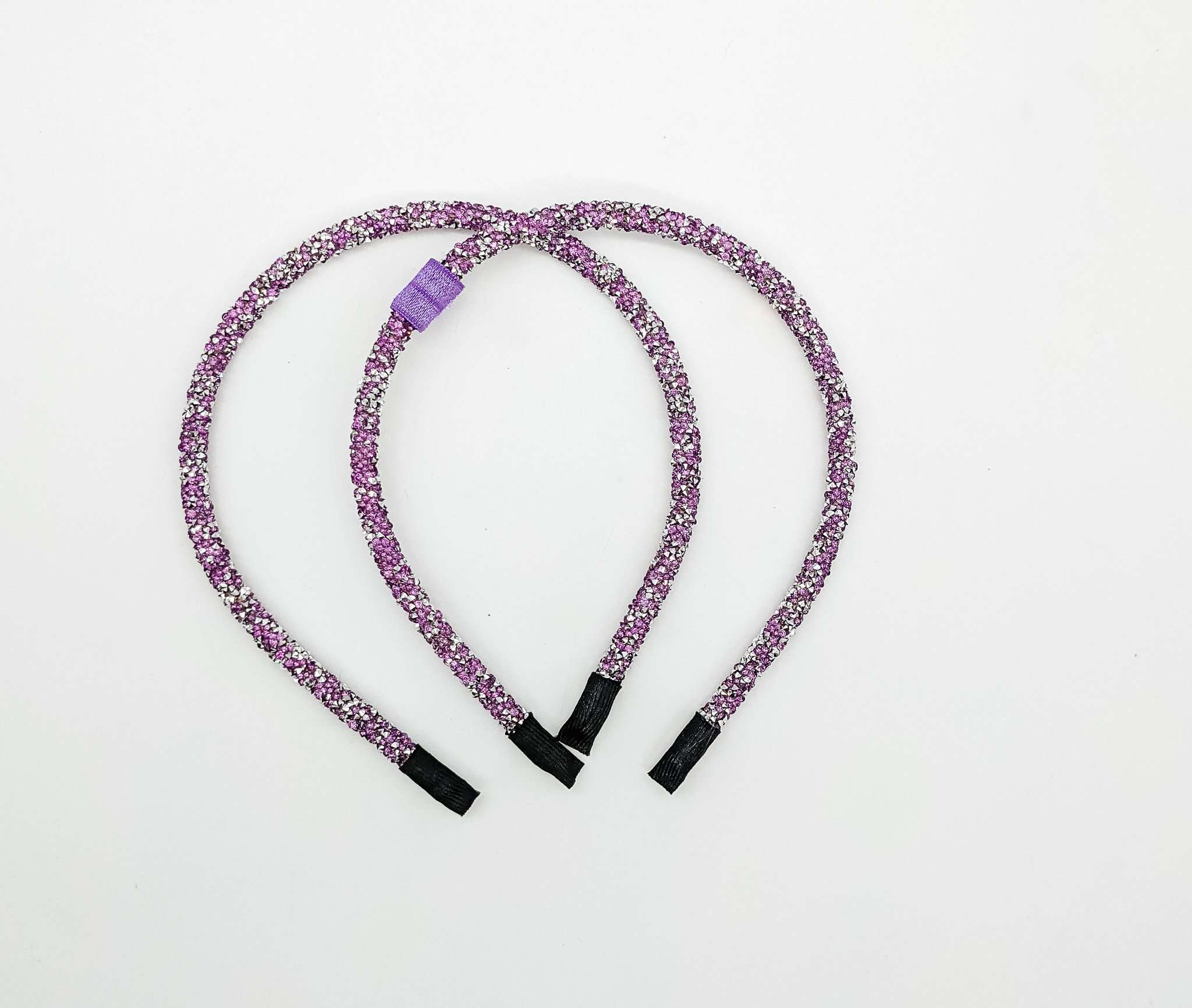 Glitter Purple Headband-Hard Headband-Elie’s Bows