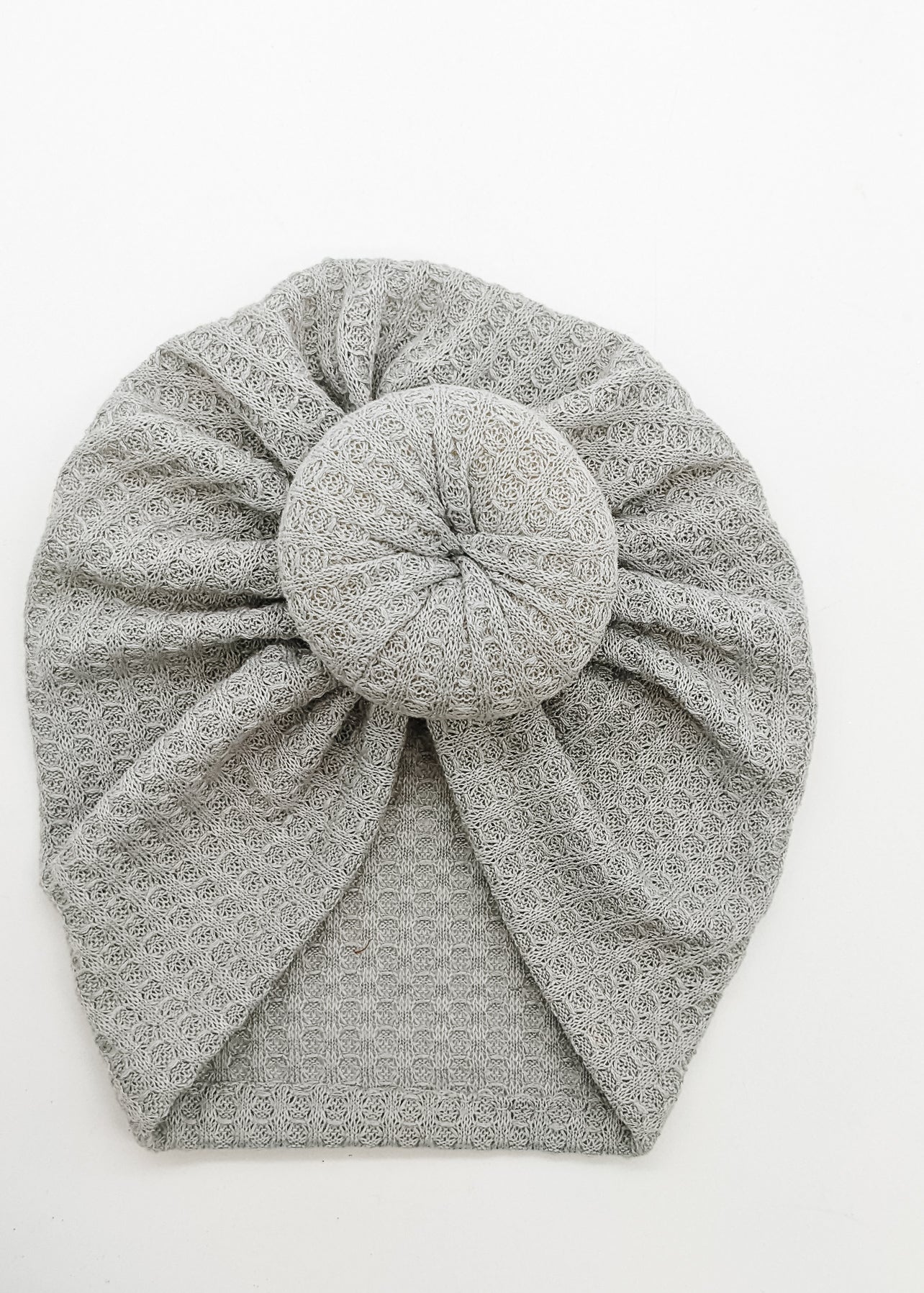 Grey Bun Turban-Turban-Elie’s Bows