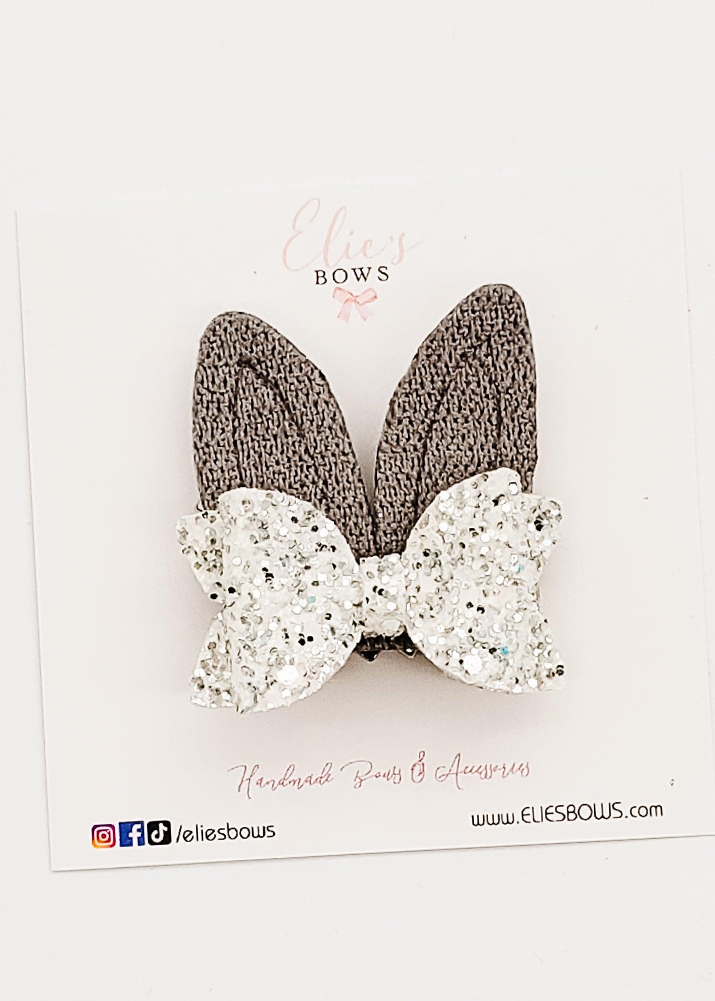 Grey Chic Mini Bunny - 2"-Bows-Elie’s Bows