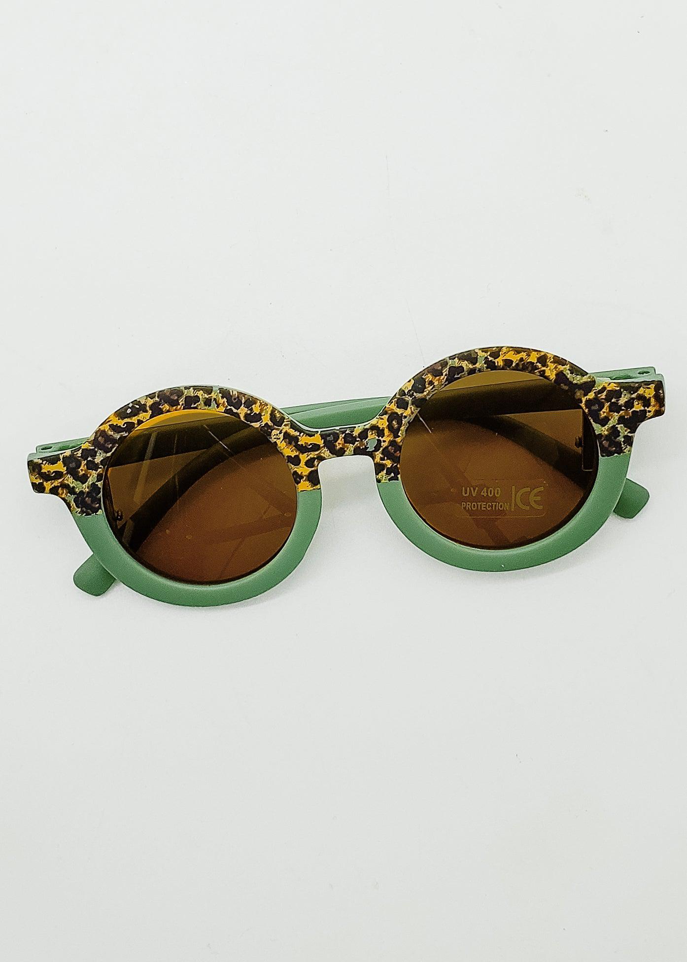 Jaded Leopard Sunglasses (Unisex)-Sunglasses-Elie’s Bows