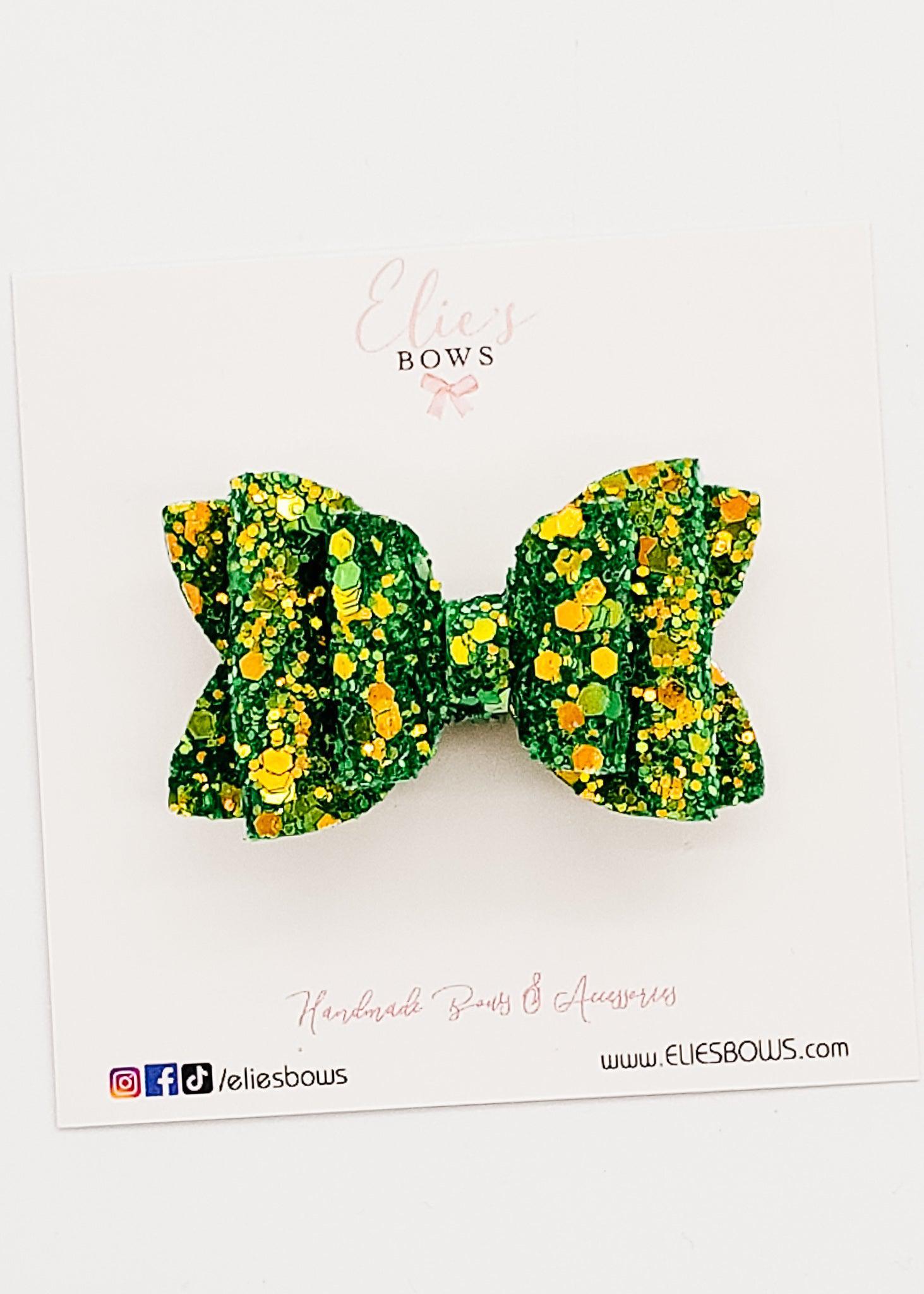 Keylime - Glitter - 2.5"-Bows-Elie’s Bows