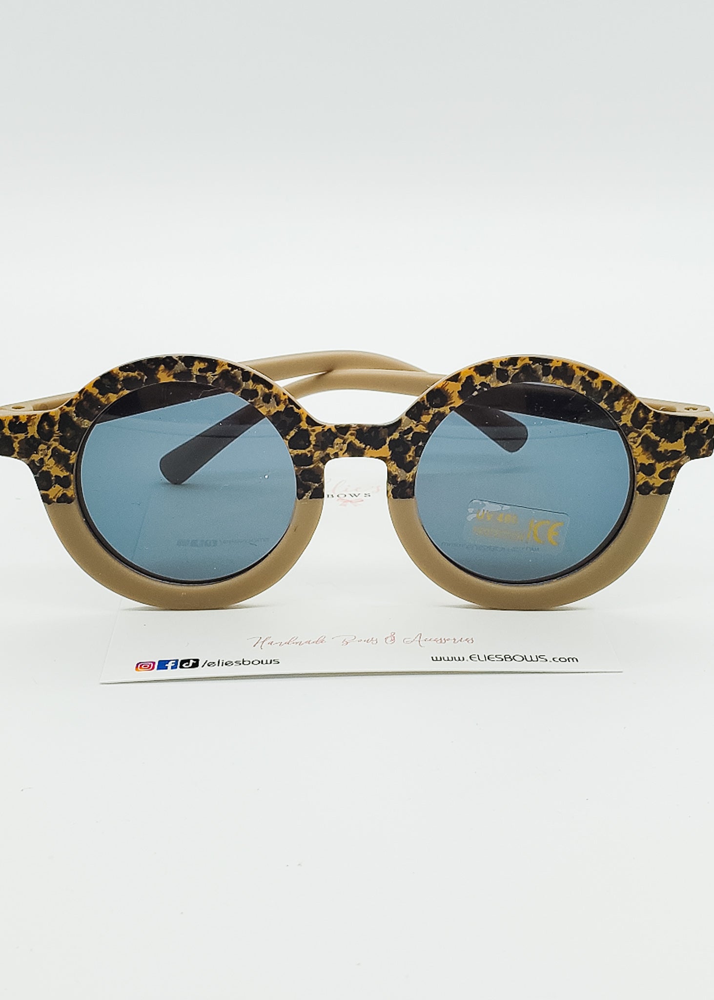 Leopard Khaki - Sunglasses-Sunglasses-Elie’s Bows