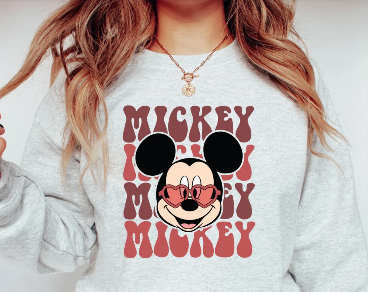 Mickey Mickey Mickey - Adult-Sweater-Elie’s Bows