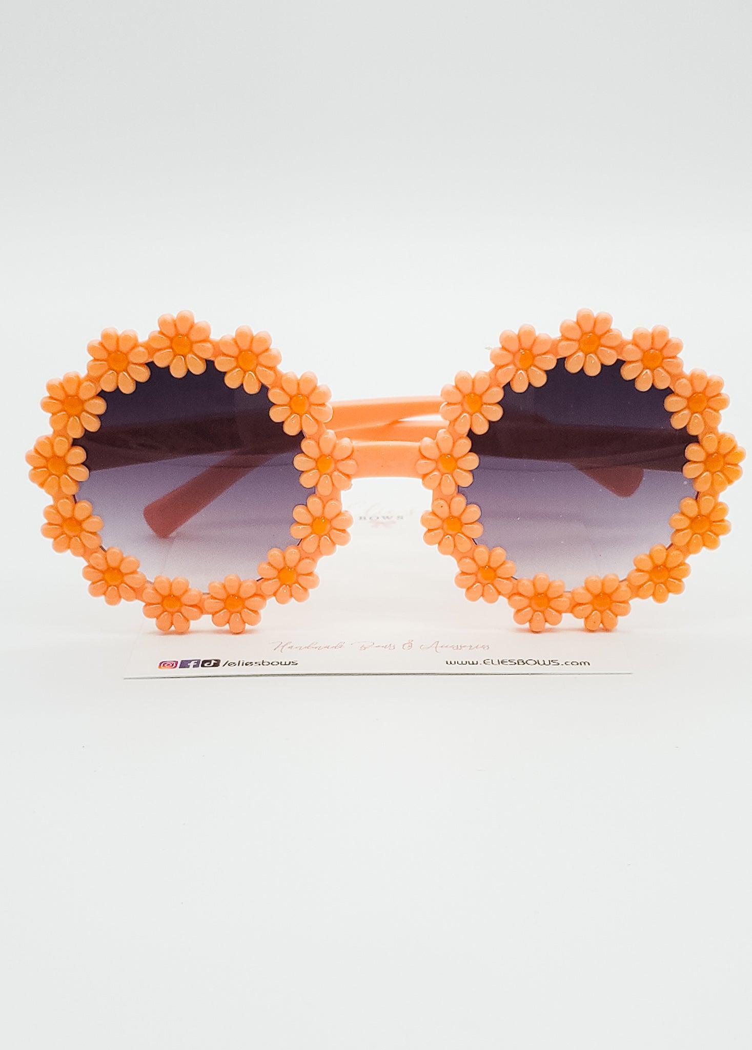Orange Daisy - Sunglasses-Sunglasses-Elie’s Bows