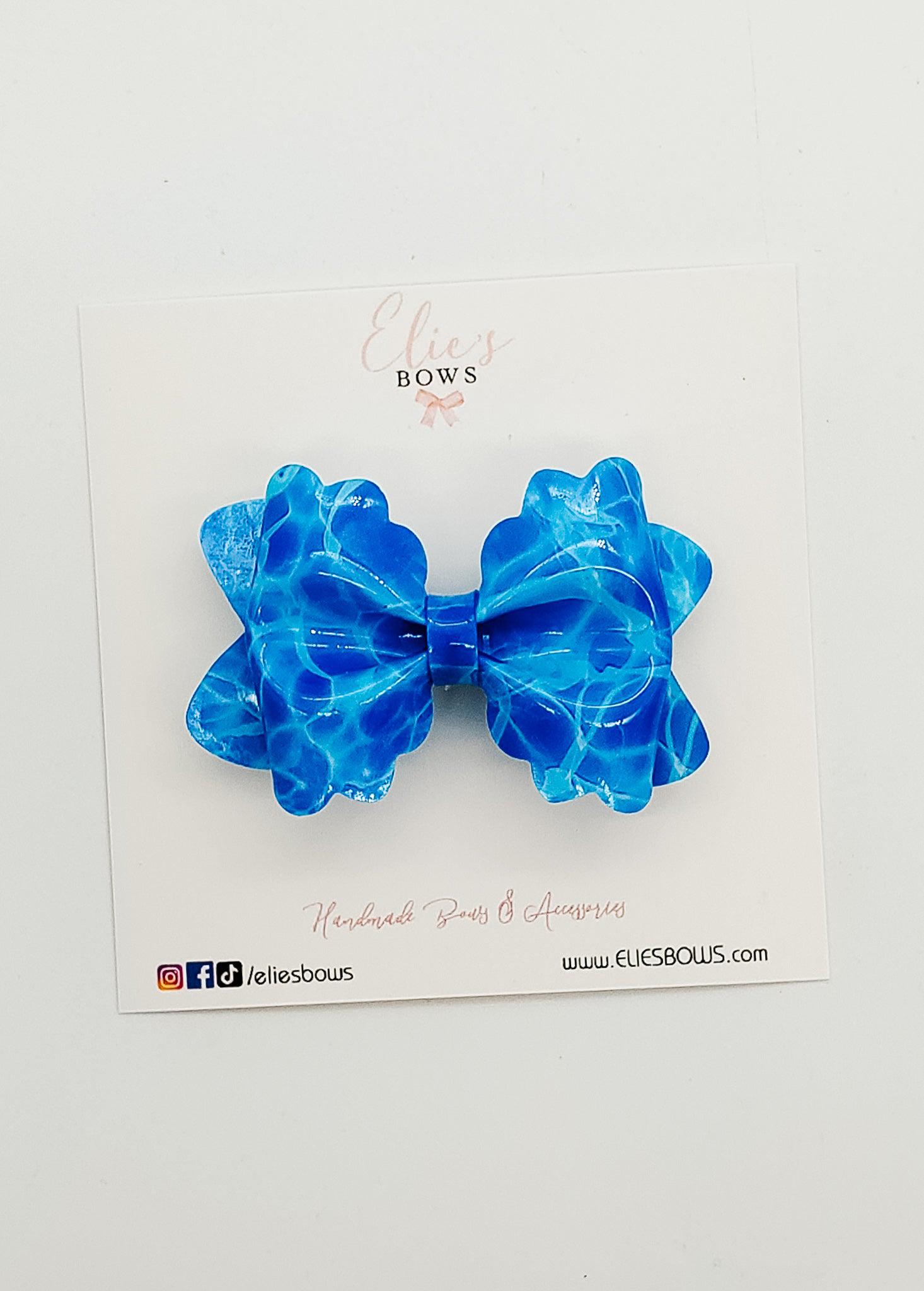 Pool - Waterproof Bow - 2.5"-Bows-Elie’s Bows