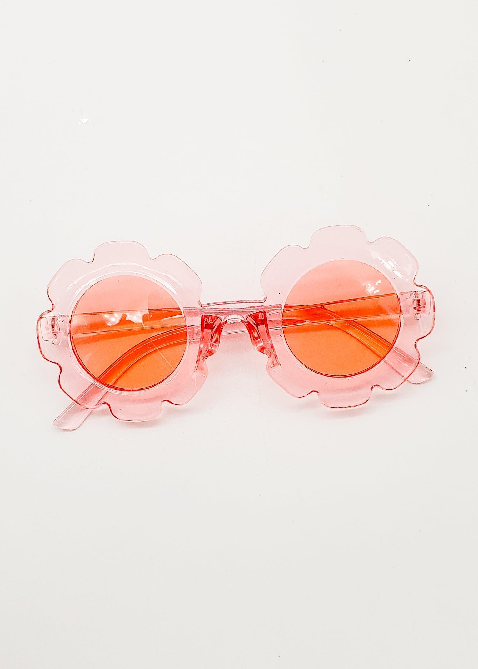Rosé Flower Power Sunglasses-Sunglasses-Elie’s Bows