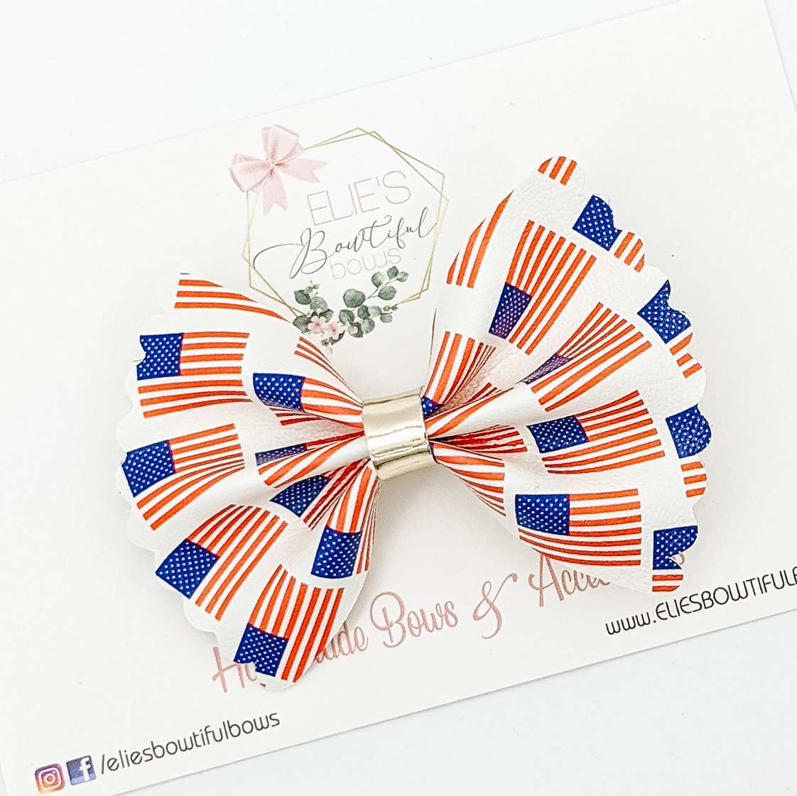 U is for U.S.A-Bows-Elie’s Bows