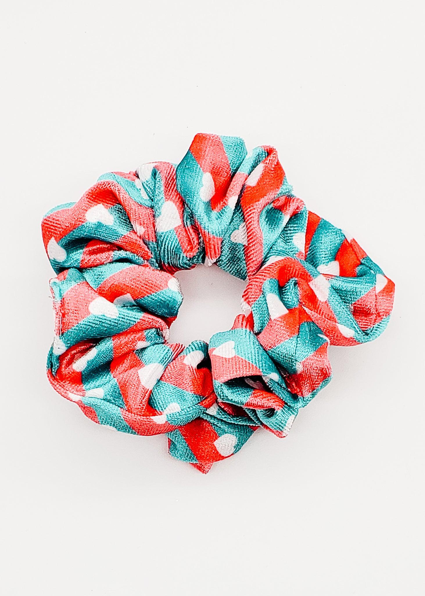 V-day Hearts - Scrunchie-Scrunchie-Elie’s Bows